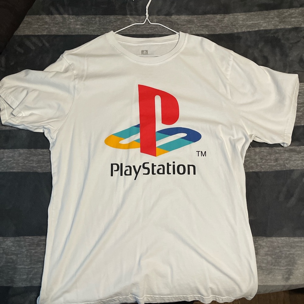 large playstation tshirt
